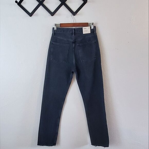 Agolde 90's Pinch Waist High Rise Straight Leg Denim Jeans In Howl Size 26 NWT - Picture 9 of 10